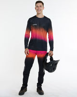 Mens Race Jersey | Black Snake | Long Sleeves | MENS TOPS | DHaRCO | Image 4 of 6