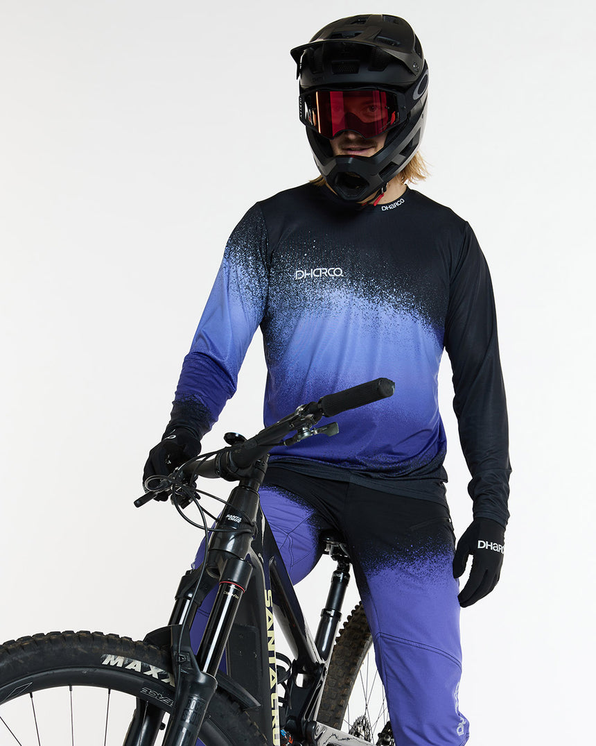 Mens Race Jersey | Ultra Violet | Long Sleeves | MENS TOPS | DHaRCO | Image 4 of 6