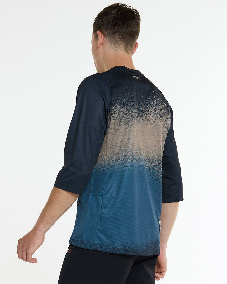 Mens 3/4 Sleeve Jersey | Dusty Waters | 3/4 Sleeves | MENS TOPS | DHaRCO | Image 2 of 6