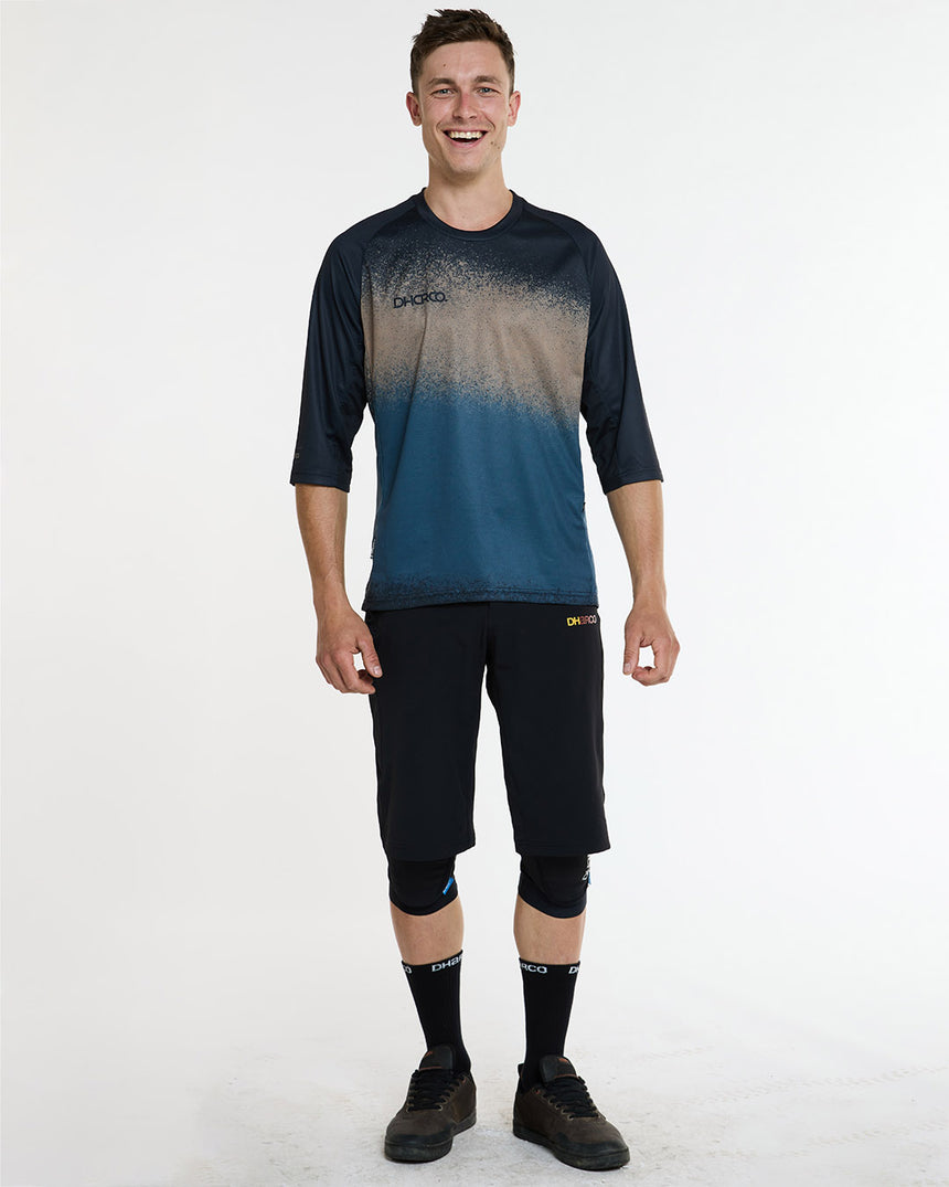 Mens 3/4 Sleeve Jersey | Dusty Waters | 3/4 Sleeves | MENS TOPS | DHaRCO | Image 4 of 6