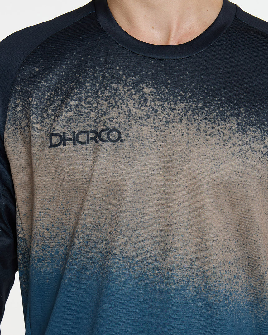 Mens 3/4 Sleeve Jersey | Dusty Waters | 3/4 Sleeves | MENS TOPS | DHaRCO | Image 6 of 6