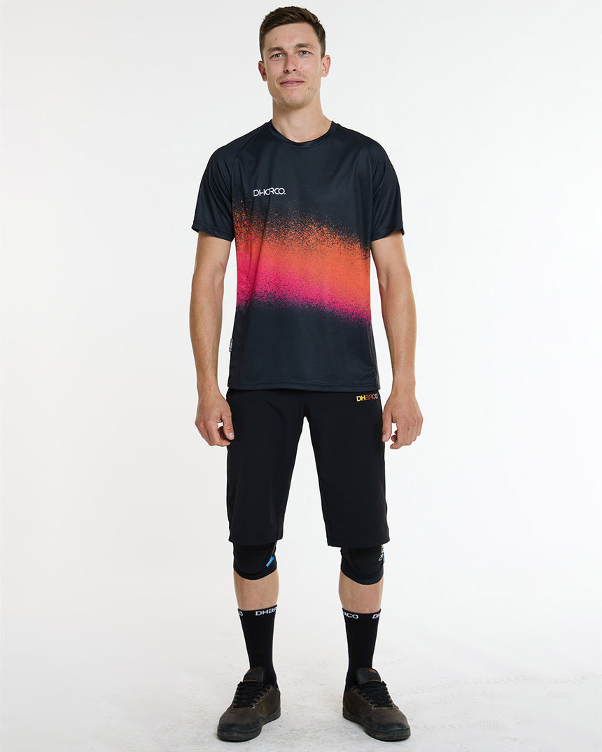 Mens Short Sleeve Jersey | Black Snake | Short Sleeves | MENS TOPS | DHaRCO | Image 4 of 6