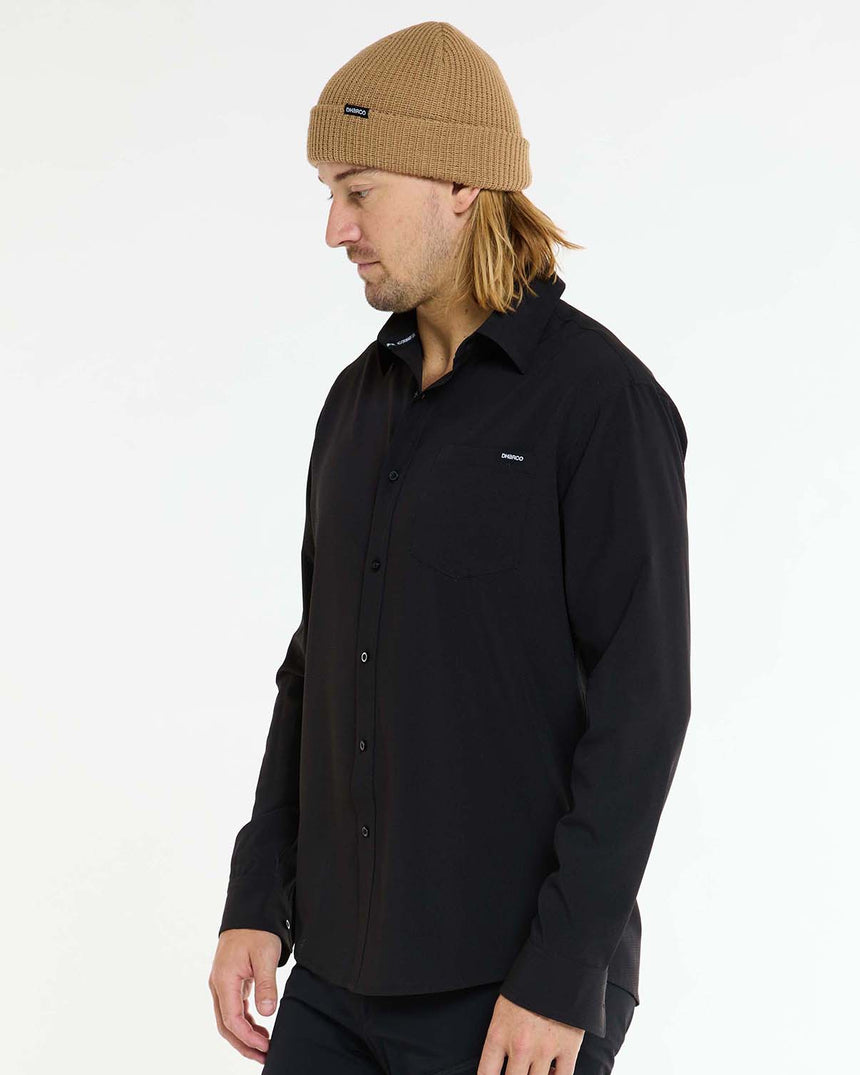 Mens Tech Long Sleeve Shirt | Cash | Long Sleeves | MENS TOPS | DHaRCO | Image 2 of 6