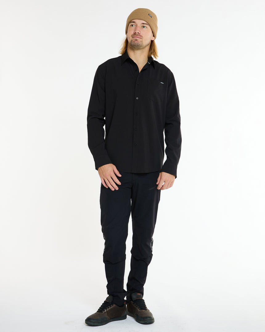 Mens Tech Long Sleeve Shirt | Cash | Long Sleeves | MENS TOPS | DHaRCO | Image 4 of 6