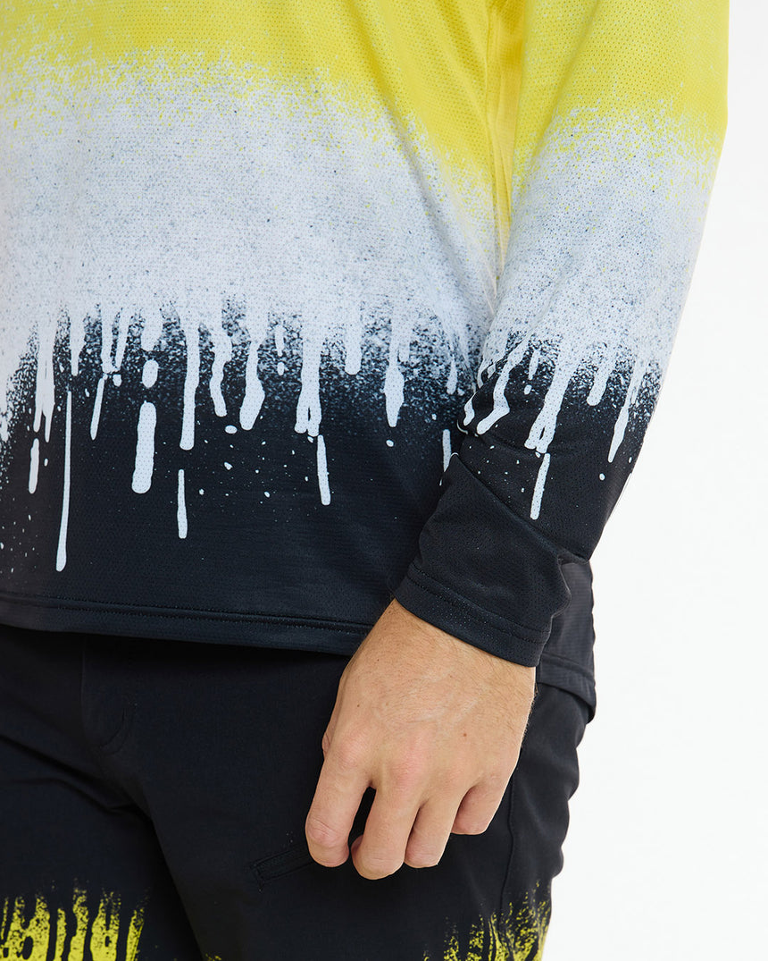 Mens Race Jersey | Acid Rain | Long Sleeves | MENS TOPS | DHaRCO | Image 4 of 6
