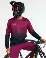 Mens Gravity Jersey | Malbec | Long Sleeves | MENS TOPS | DHaRCO | Image 6 of 6