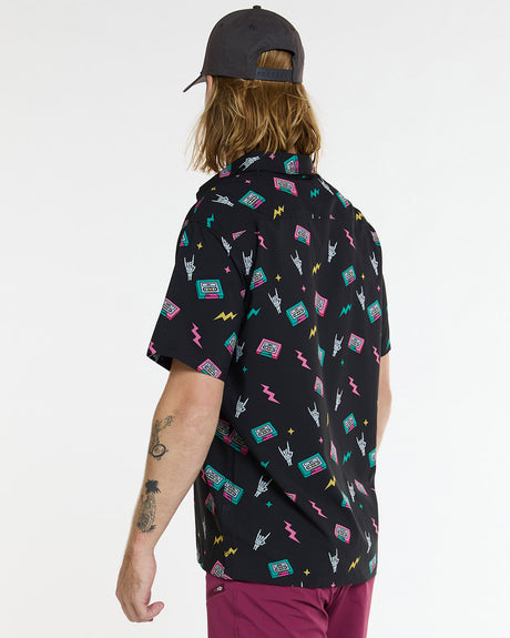 Mens Tech Party Shirt | Mix Tape | Short Sleeves | MENS TOPS | DHaRCO | Image 2 of 6