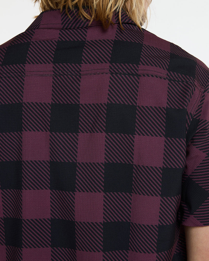 Mens Tech Party Shirt | Nelson | Short Sleeves | MENS TOPS | DHaRCO | Image 6 of 6