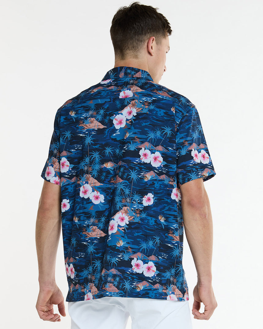 Mens Tech Party Shirt | Oasis | Short Sleeves | MENS TOPS | DHaRCO | Image 3 of 6