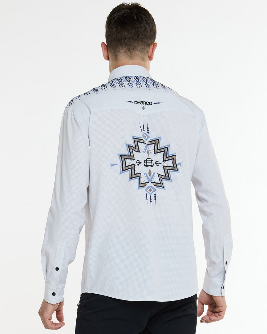 Mens Tech Long Sleeve Shirt | Kyle Strait Signature Rattlesnake | Long Sleeves | MENS TOPS | DHaRCO | Image 6 of 8