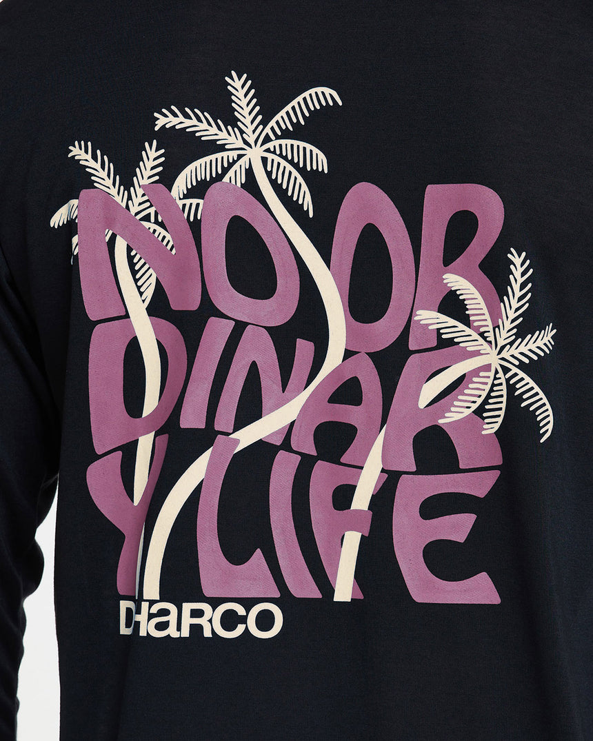 Mens Long Sleeve Tech Tee | Black | Long Sleeves | MENS TOPS | DHaRCO | Image 6 of 6