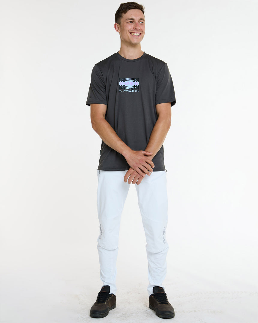 Mens Short Sleeve Tech Tee | Charcoal | Short Sleeves | MENS TOPS | DHaRCO | Image 5 of 7