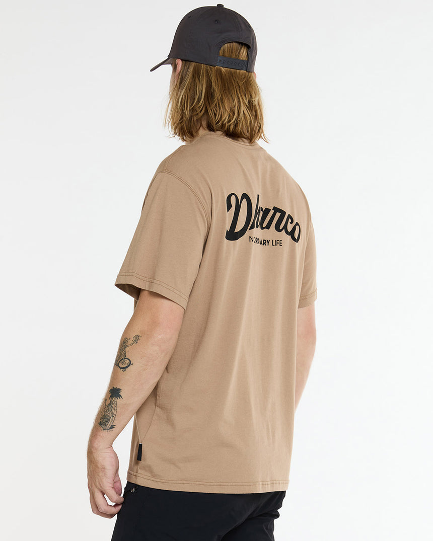 Mens Cotton Tee | Dust | Short Sleeves | MENS TOPS | DHaRCO | Image 2 of 6