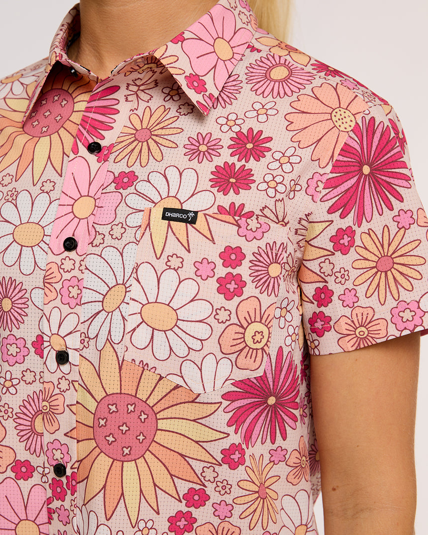 Womens Tech Party Shirt | Rachel Strait Signature Edition | Short Sleeves | WOMENS TOPS | DHaRCO | Image 8 of 8