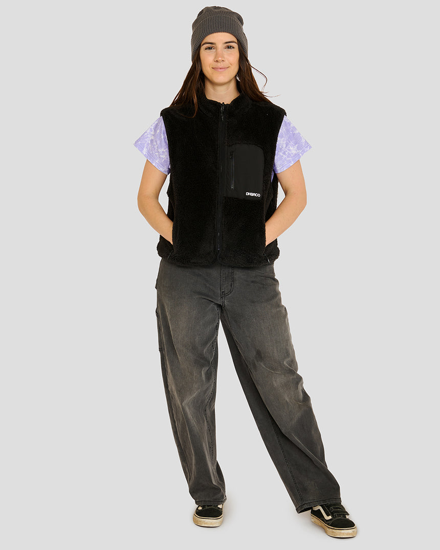 Womens Sherpa Vest | Black | WOMENS | TOPS | JACKETS | DHaRCO | MTB | Image 9 of 10