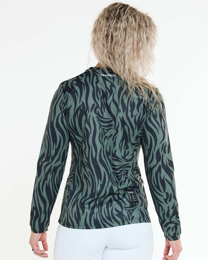 Womens Gravity Jersey | Cypress | Long Sleeves | WOMENS TOPS | DHaRCO | Image 2 of 6