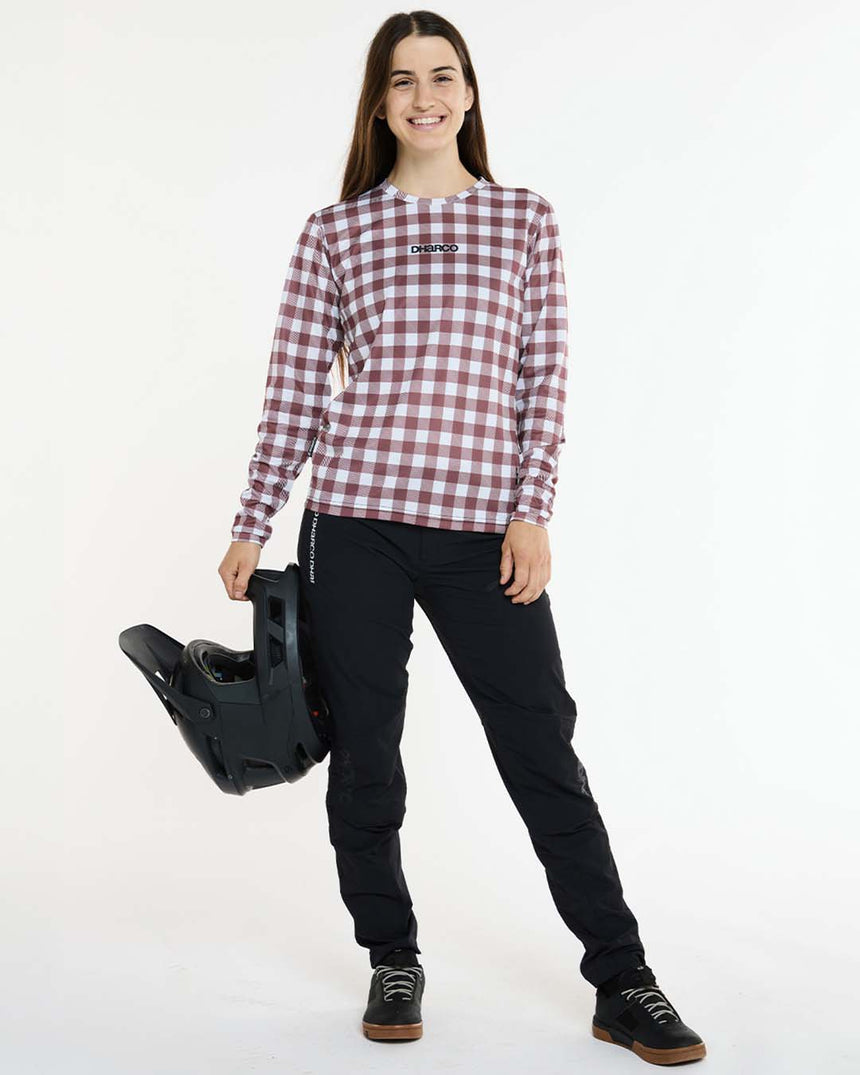 Womens Gravity Jersey | Sterling | Long Sleeves | WOMENS TOPS | DHaRCO | Image 4 of 8