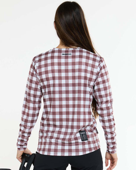 Womens Gravity Jersey | Sterling | Long Sleeves | WOMENS TOPS | DHaRCO | Image 2 of 8