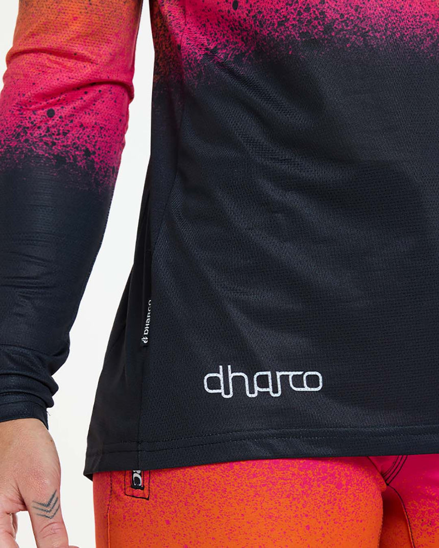 Womens Race Jersey | Black Snake | Long Sleeves | WOMENS TOPS | DHaRCO | Image 4 of 5
