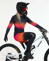 Womens Race Jersey | Black Snake | Long Sleeves | WOMENS TOPS | DHaRCO | Image 5 of 5