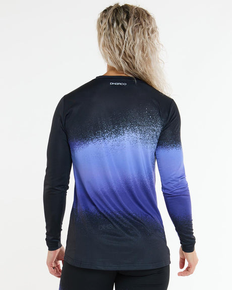 Womens Race Jersey | Ultra Violet | Long Sleeves | WOMENS TOPS | DHaRCO | Image 2 of 6