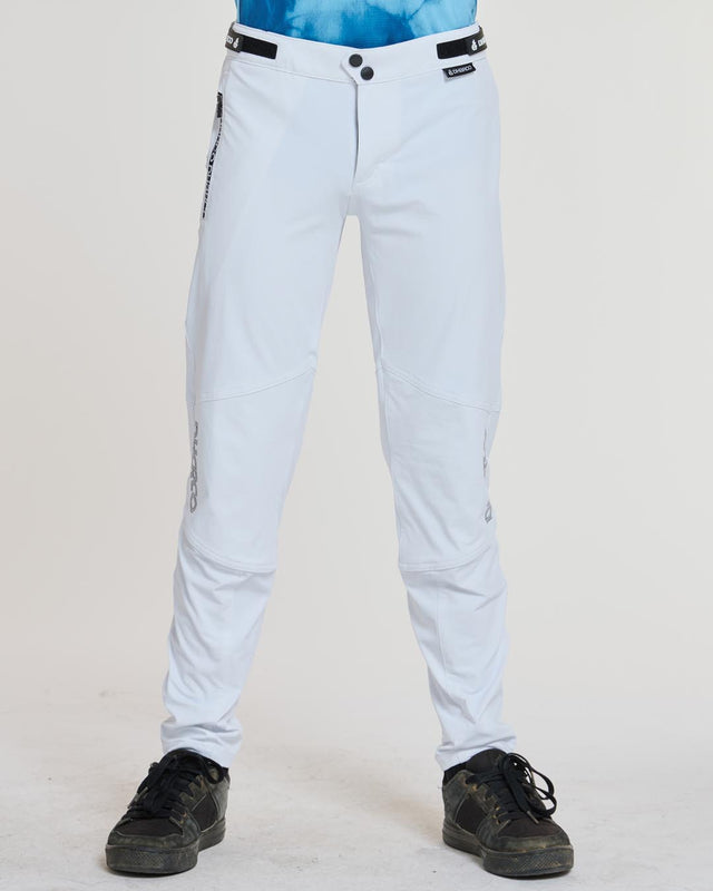 Youth Gravity Pants | White | Gravity Pants | YOUTH BOTTOMS | DHaRCO | Image 1 of 6