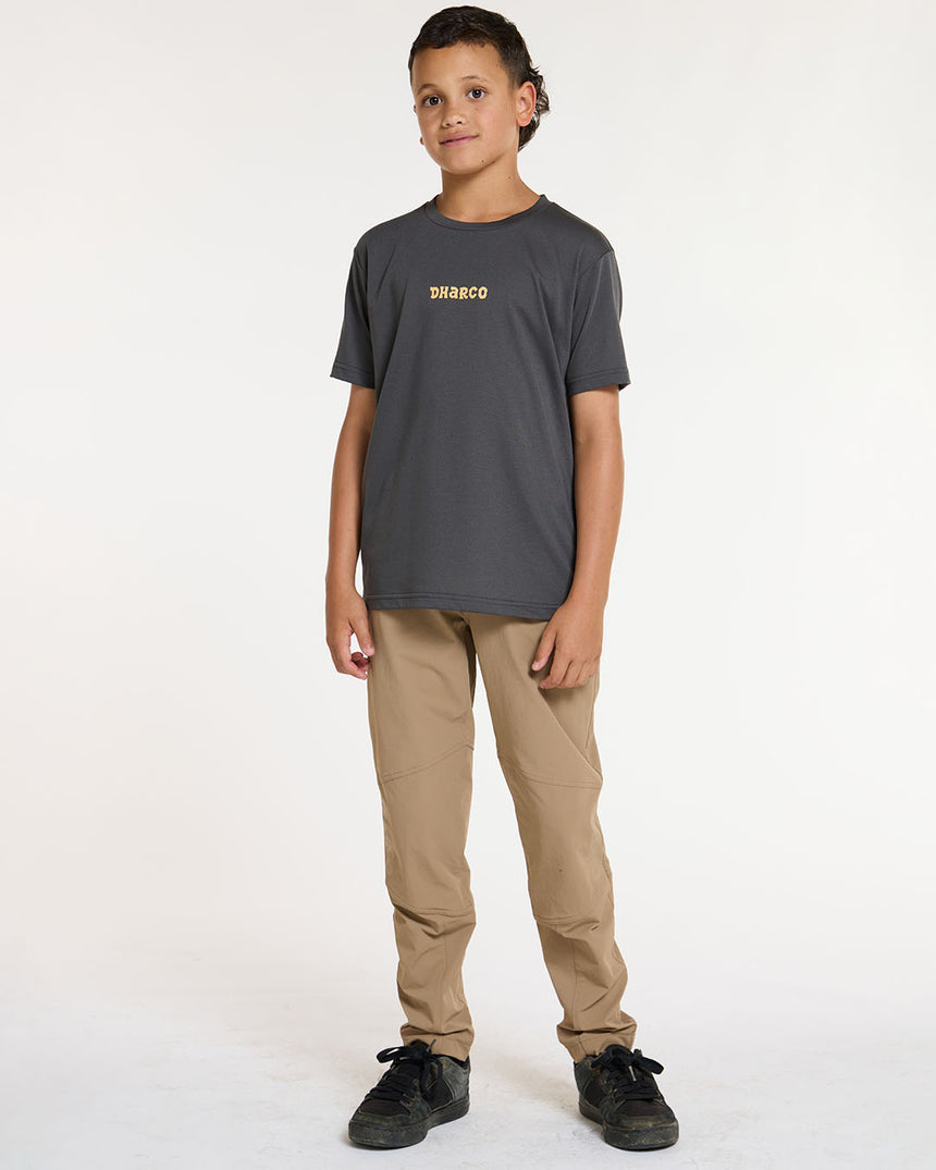 Youth Short Sleeve Tech Tee | Charcoal | Short Sleeves | YOUTH TOPS | DHaRCO | Image 3 of 6