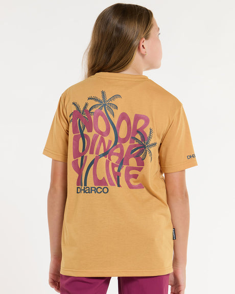 Youth Short Sleeve Tech Tee | Golden | Short Sleeves | YOUTH TOPS | DHaRCO | Image 2 of 8