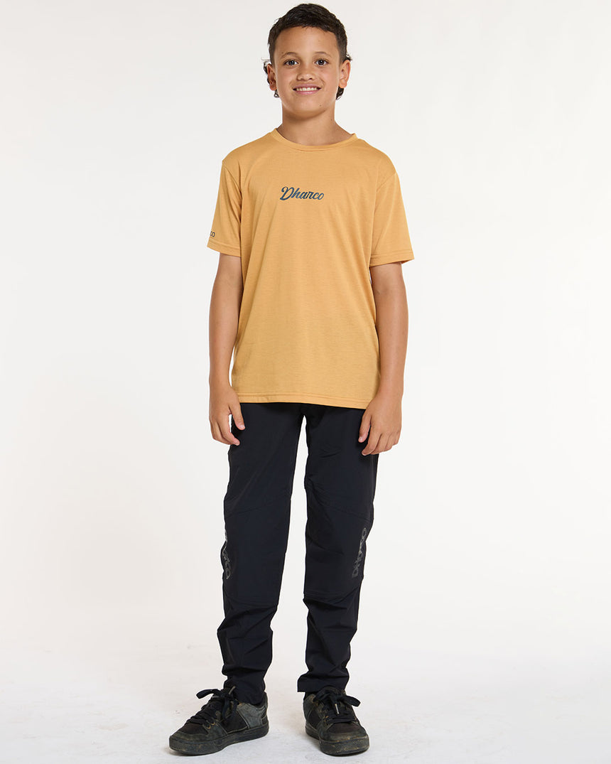 Youth Short Sleeve Tech Tee | Golden | Short Sleeves | YOUTH TOPS | DHaRCO | Image 4 of 8