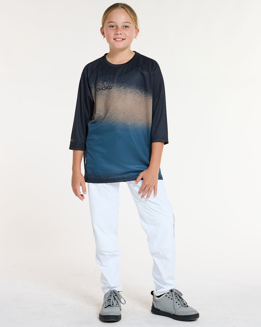 Youth 3/4 Sleeve Jersey | Dusty Waters | 3/4 Sleeves | YOUTH TOPS | DHaRCO | Image 3 of 6