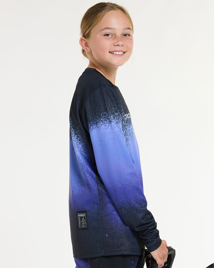Youth Gravity Jersey | Ultra Violet | Long Sleeves | YOUTH TOPS | DHaRCO | Image 4 of 6
