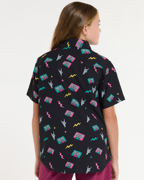 Youth Tech Party Shirt | Mix Tape | Short Sleeves | YOUTH TOPS | DHaRCO | Image 2 of 8