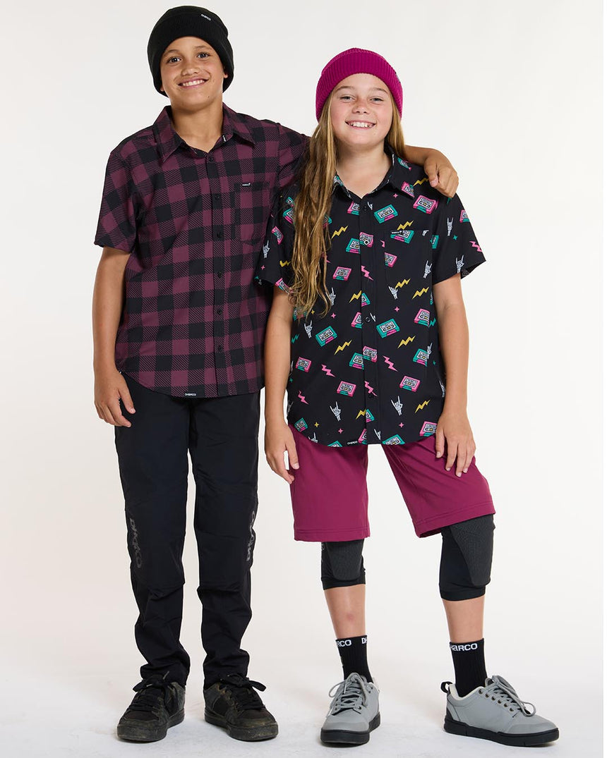 Youth Tech Party Shirt | Mix Tape | Short Sleeves | YOUTH TOPS | DHaRCO | Image 3 of 8