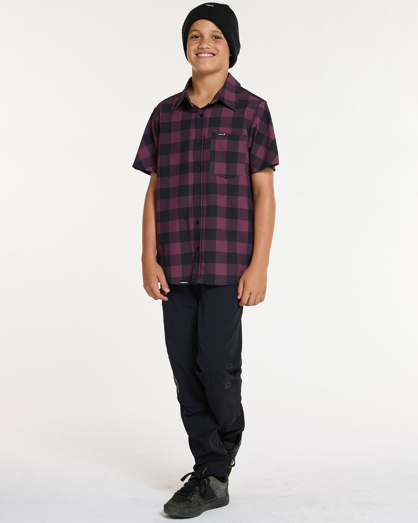 Youth Tech Party Shirt | Nelson | Short Sleeves | YOUTH TOPS | DHaRCO | Image 4 of 8