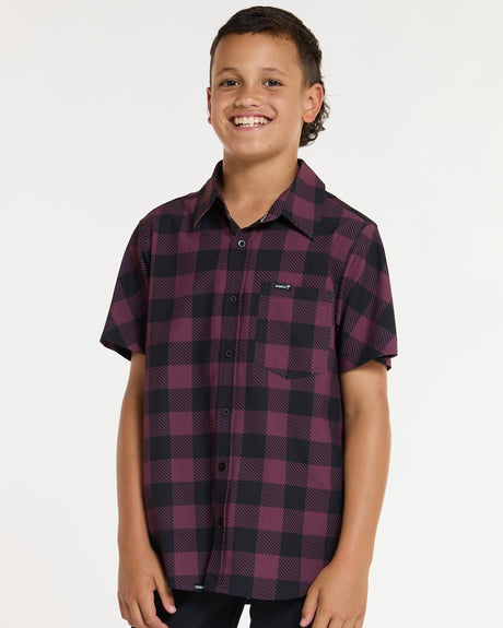 Youth Tech Party Shirt | Nelson | Short Sleeves | YOUTH TOPS | DHaRCO | Image 1 of 8