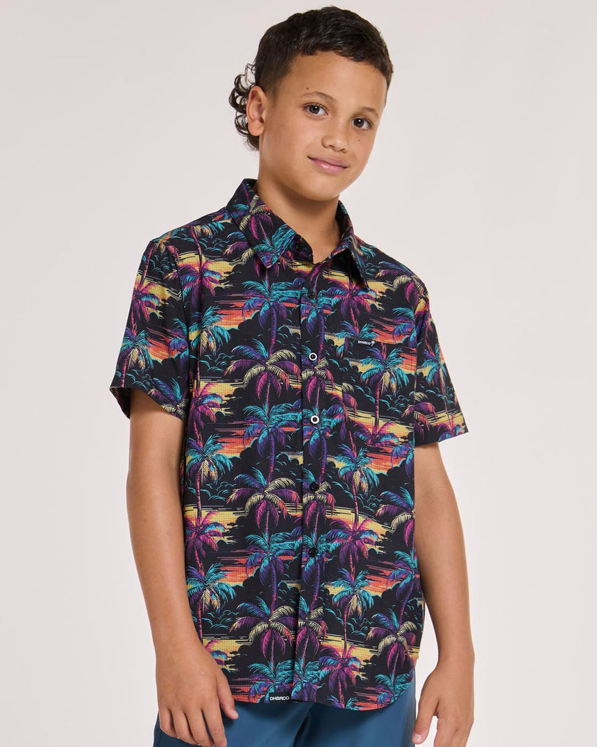 Youth Tech Party Shirt | Stoke Wizard | Short Sleeves | YOUTH TOPS | DHaRCO | Image 1 of 8