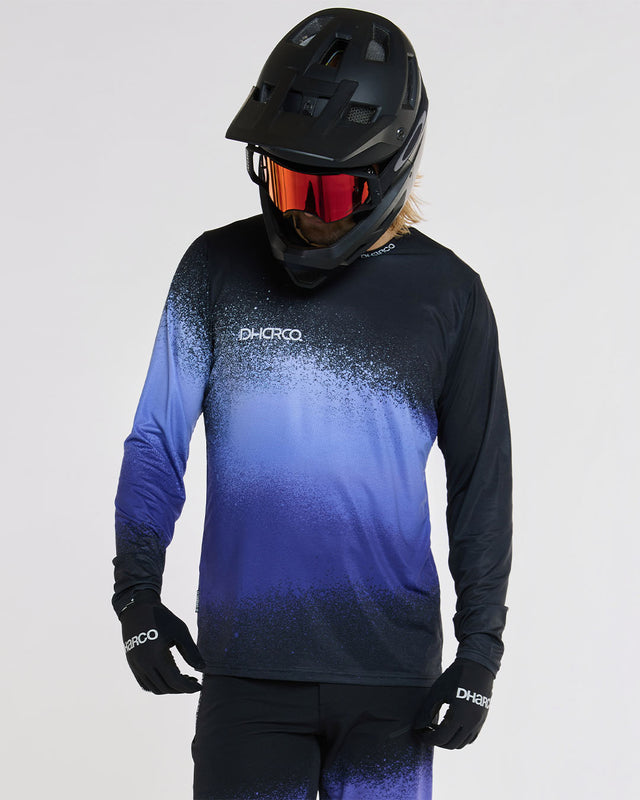 Mens Race Jersey | Ultra Violet | Long Sleeves | MENS TOPS | DHaRCO | Image 1 of 6